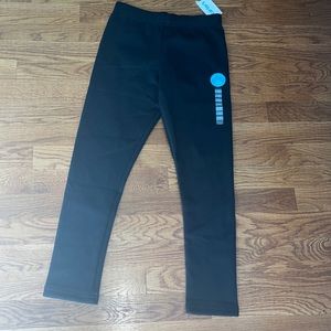 Carters kids, cozy leggings, size 10 new with tags black.